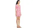 Комбинезон Lilly Pulitzer Ibby Skirted Rompers с юбкой и V-образным вырезом