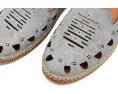 Лоферы Anoura из натуральной кожи с металлическим блеском и перфорацией Spring Step