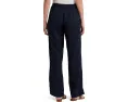 Брюки Petite Linen Wide-Leg от Lauren Ralph Lauren
