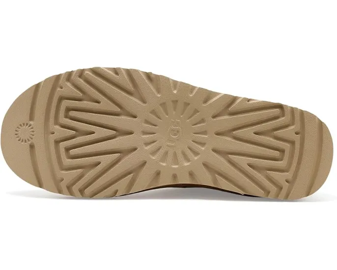 Угги UGG Classic Ultra Mini Plains с принтом леопарда и низким голенищем