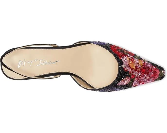 Туфли Blue by Betsey Johnson Oppal на низком каблуке с цветочными стразами