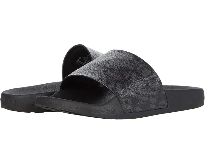 Сандалии COACH Udele Slide с фирменным принтом