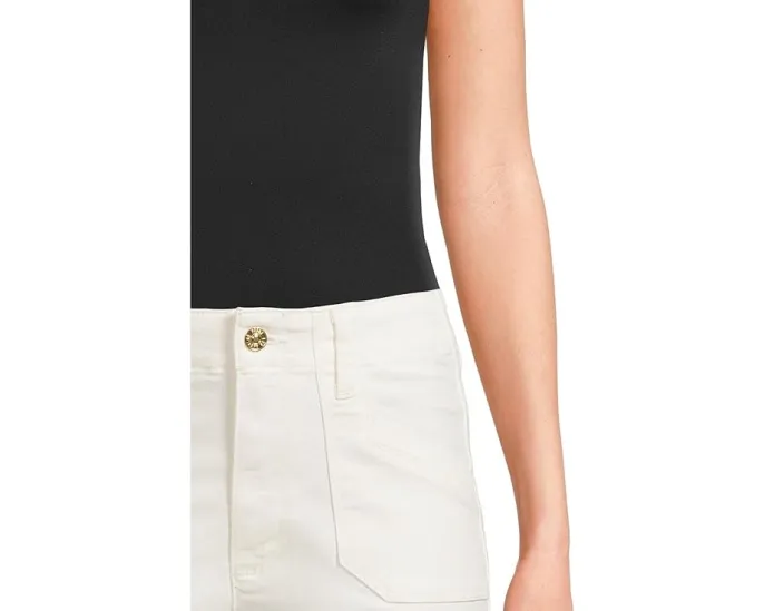 Джинсы Paige Anessa с накладными карманами и необработанным краем 31 дюйм (78.74 см)