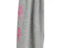 Chaser Kids Vintage Fleece Slim Slouchy джоггеры для маленьких детей с розовыми молниями