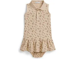 Платье поло с флоральным принтом и шортиками для младенцев Polo Ralph Lauren
