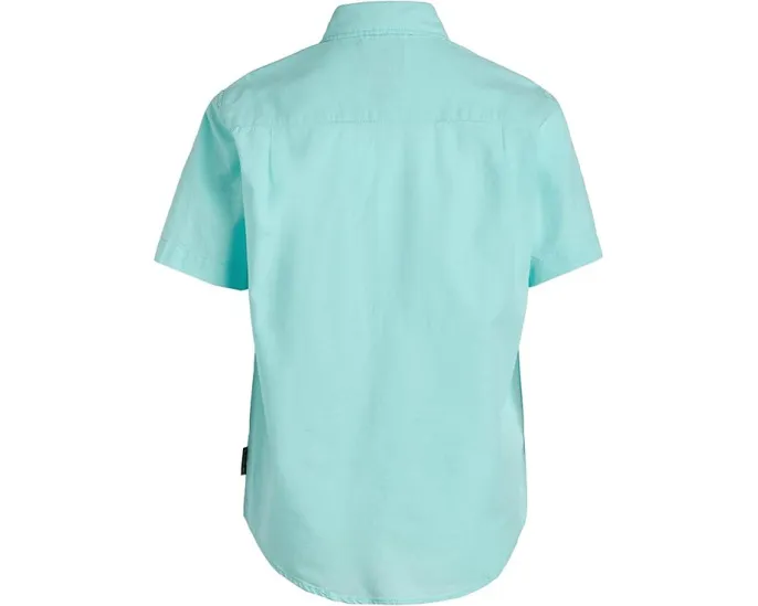 Quiksilver классическая рубашка с коротким рукавом Oxford для детей