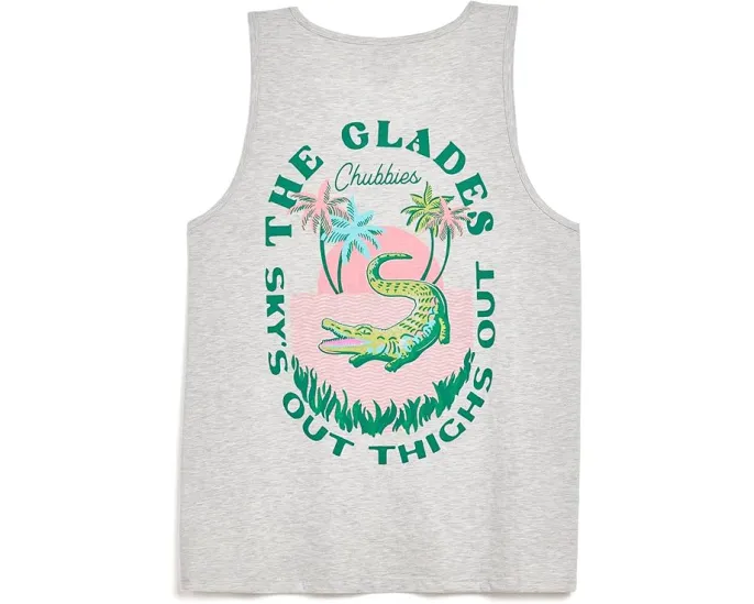 Майка Chubbies The Gatorglade с принтом