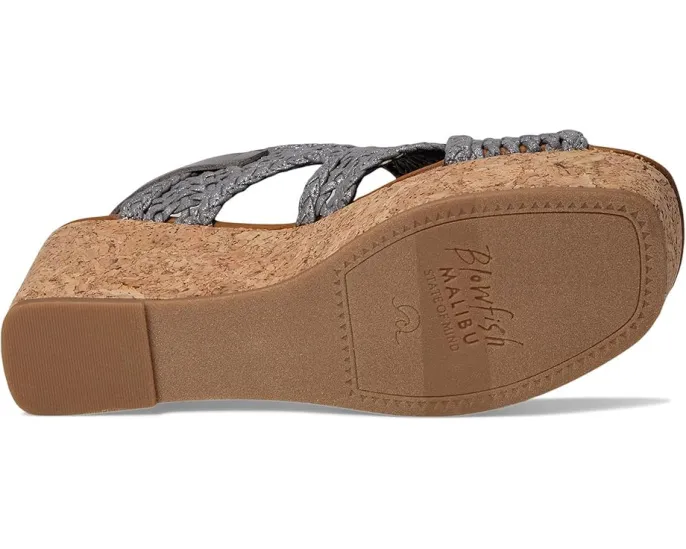 Сандалии Blowfish Malibu Andrea с клиновидным каблуком и плетеным верхом