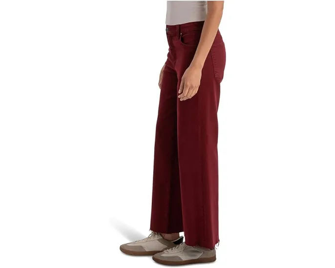 Джинсы KUT from the Kloth Petite Meg с высокой талией и расклешенными штанинами