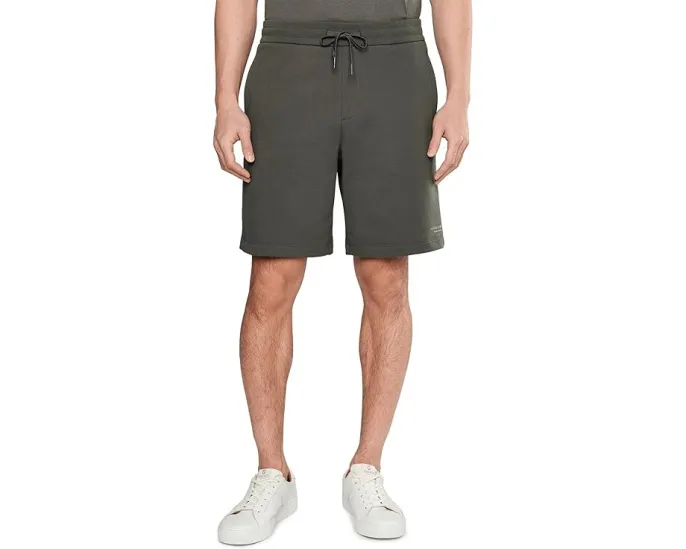 Шорты Armani Exchange из хлопкового френч терри с эластичным поясом на кулиске