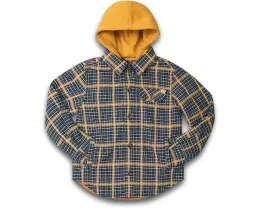 Детская рубашка Appaman Kids Glen с капюшоном и клетчатым рисунком