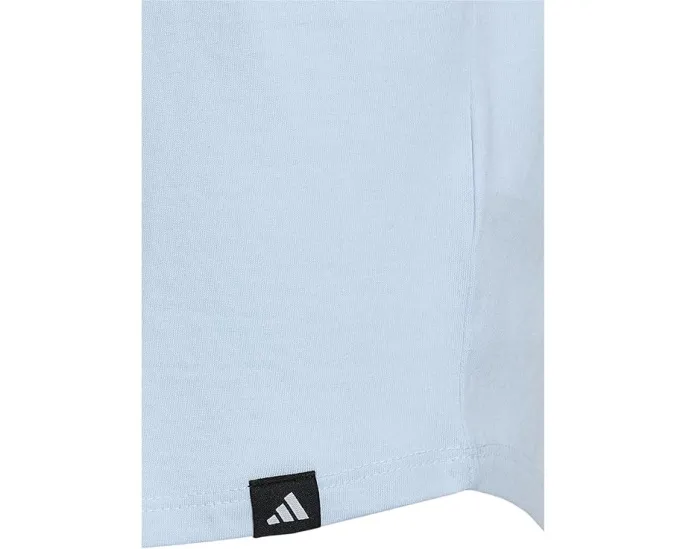 Футболка adidas Kids с коротким рукавом и ярким логотипом из фольги