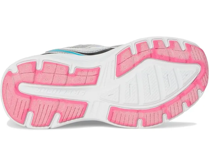 SKECHERS KIDS Vintage Tread детские кроссовки с блестящей сеткой и застежкой на липучке
