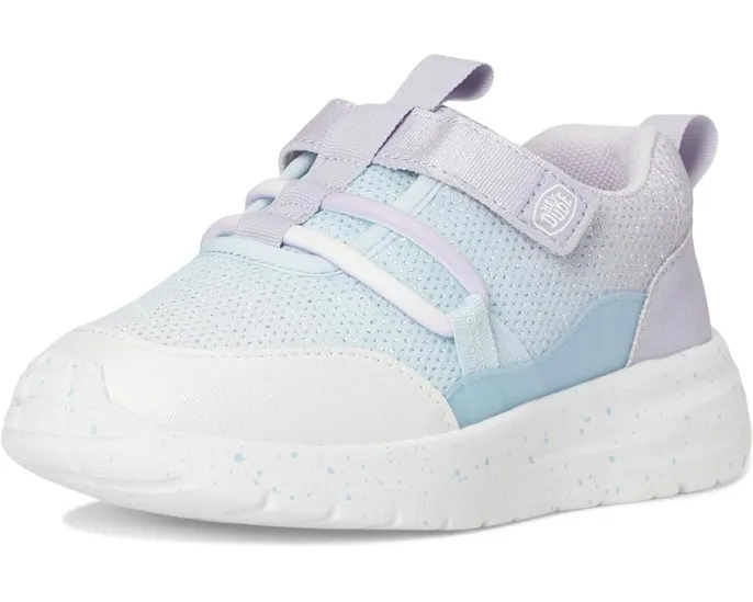 Детские кроссовки Hey Dude Kids Sirocco Trek AC Shimmer с блестками и застежкой на липучке