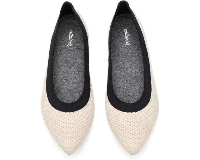Лоферы Allbirds Breezer Point с заостренным носком и подошвой из каучука