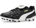 Бутсы PUMA King Top Firm AG из мягкой телячьей кожи с язычком-клапаном