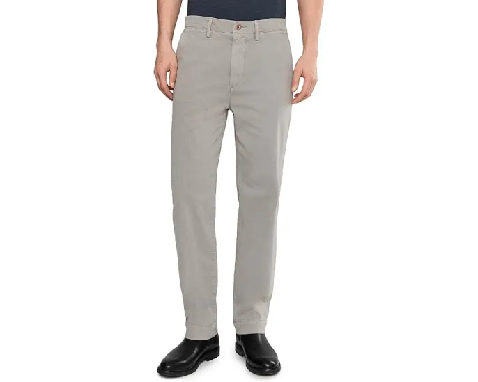 Прямые брюки AG Jeans Archie Sueded Straight из итальянского сатина