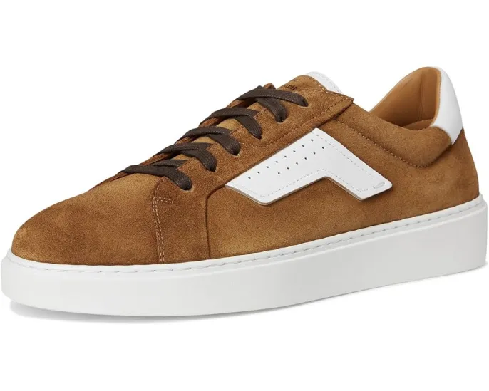 Кроссовки Magnanni Phoenix из телячьей кожи с квадратным носком и пряжкой