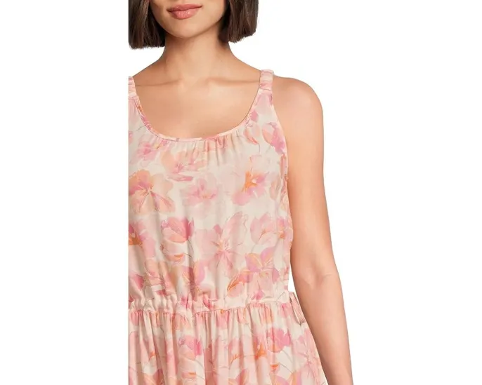 Splendid Макси-платье Sutton Floral с цветочным принтом и многоярусным дизайном