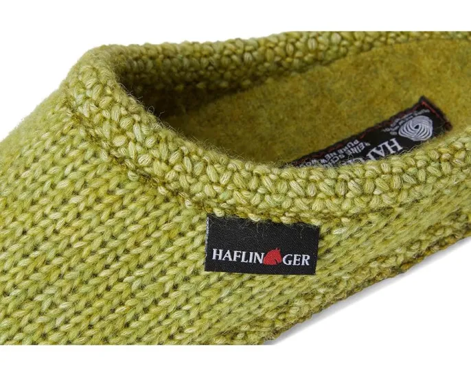 Тапочки Haflinger As De Punto из натуральной вареной шерсти