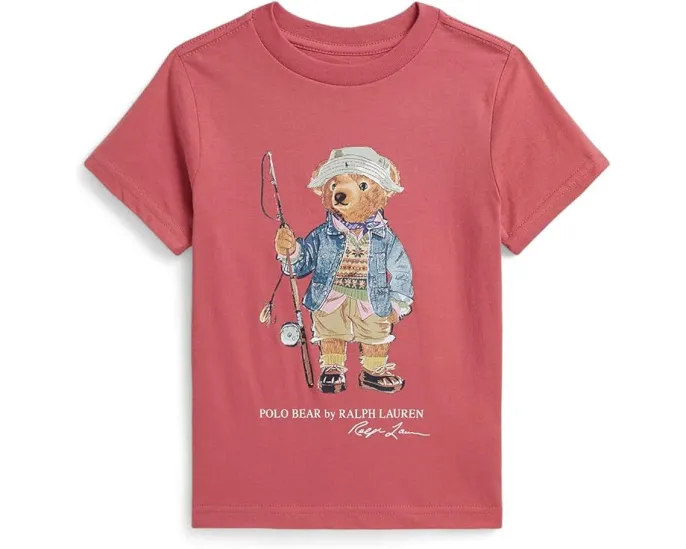 Футболка Polo Bear из хлопкового джерси для малышей Polo Ralph Lauren