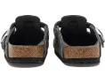 Кломпы Birkenstock Boston с заклепками из замши