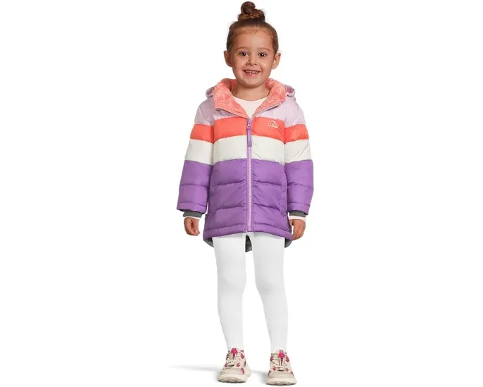 L.L.Bean утепленная куртка Color-Block с капюшоном для детей
