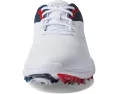 Callaway Coronado V3 гольф-туфли бело-сине-красные с микроволокном и амортизацией ForgedFoam