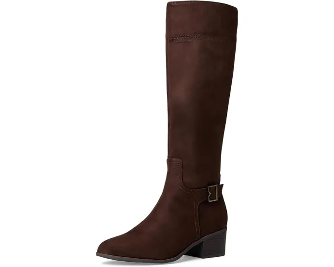 Высокие сапоги Dr. Scholl's Adeline Zip с боковой молнией и декоративной пряжкой