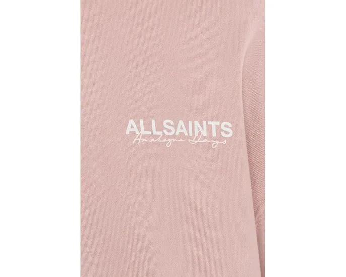 Свитшот AllSaints Emblem Crew с принтом из органического хлопка