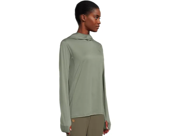 Fjällräven худи Abisko Sun-Hoodie с защитой от солнца и влагоотведением