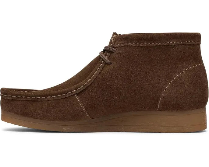 Ботинки Clarks Wallaston из замши с комфортной стелькой и подошвой крепового эффекта