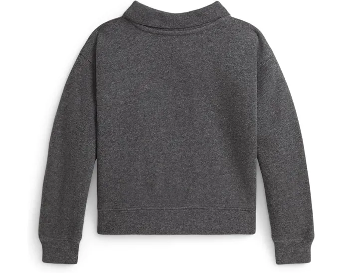 Детская толстовка-поло Polo Ralph Lauren Kids из флиса с логотипом