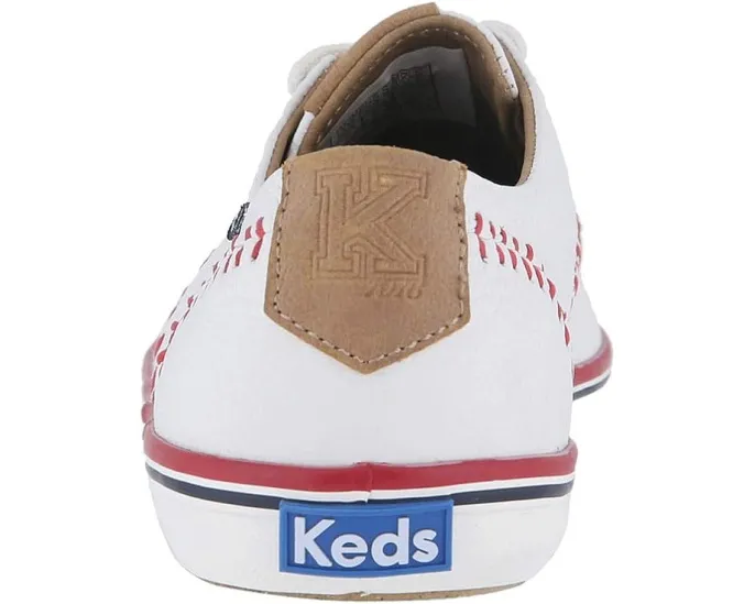 Кроссовки Keds Champion Leather Pennant из кожи с бейсбольной строчкой