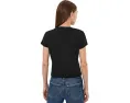 Кроп-футболка AG Jeans Sadie Crew Neck с винтажным кроем 90-х