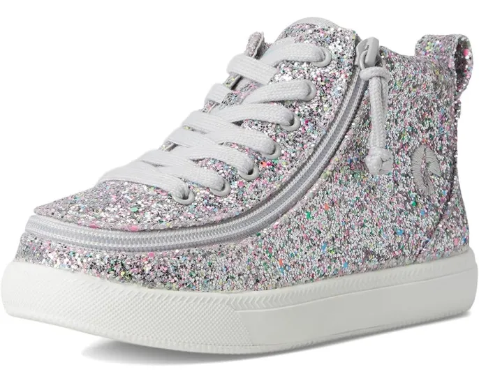 Детские кроссовки BILLY Footwear Kids Glitter BILLY Classic D|R II High с блестками и молнией