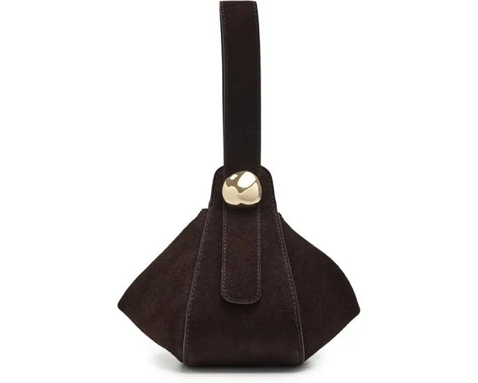 Сумка Madewell Suede Organic Drop Hand Held из роскошной замши с застежкой на молнии