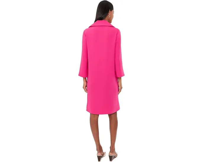 Платье Trina Turk Collared Lace-Up с воротником и плиссировкой