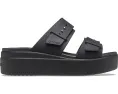 Сандалии Crocs Brooklyn Buckle Low Wedge с платформой и пеной LiteRide