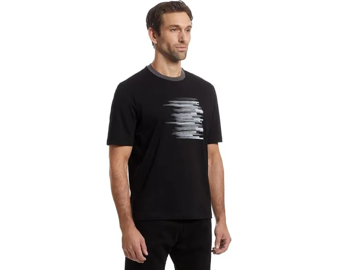 Хлопковая футболка Armani Exchange с граффити