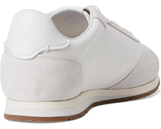 Кроссовки COACH Flat из кожи с логотипом С и резиновой подошвой