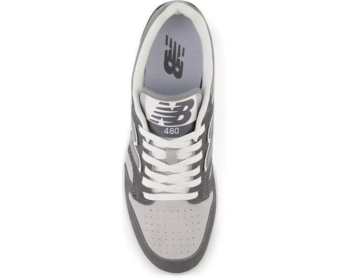 Кроссовки New Balance BB480L v1 с кожаным верхом и резиновой подошвой
