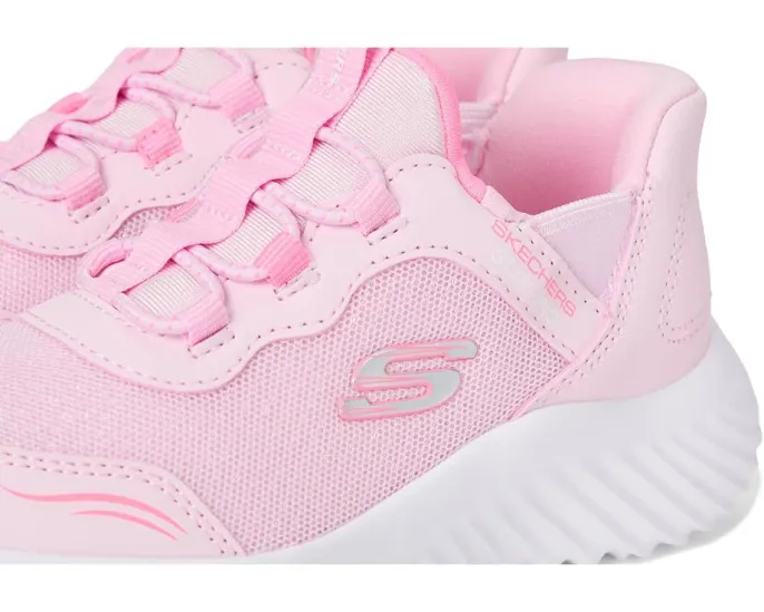 Кроссовки Skechers Hands Free Slip Ins Bounder Simple Cute для малышей с технологией Heel Pillow