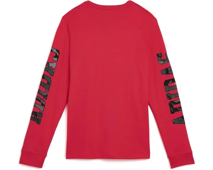 Футболка Adidas Sportswear Camo Lineage с длинным рукавом и камуфляжным принтом