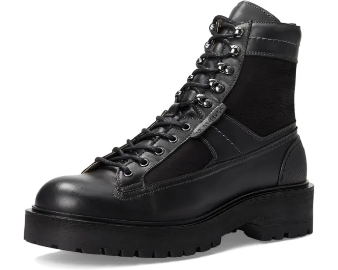 Ботинки AllSaints Hank в стиле милитари на шнуровке с массивной подошвой