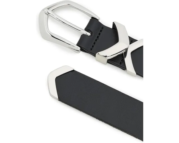 Ремень Madewell Fiora Metal Keeper из кожи с металлической пряжкой