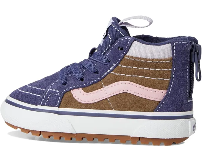 Vans детские высокие кроссовки SK8-Hi Zip с утеплителем Primaloft