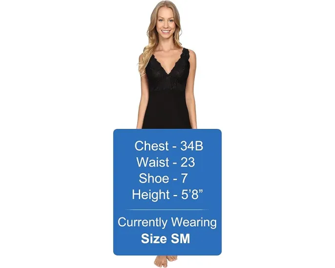 Комбинация Natori Zen Floral с кружевом и регулируемыми бретелями