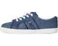 Кроссовки Lauren Ralph Lauren Janson Frayed Denim с потертым денимом и вулканизированной подошвой