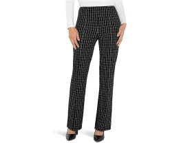 Брюки Liverpool Los Angeles Mid-Rise Pearl Full Length Flare с защипами